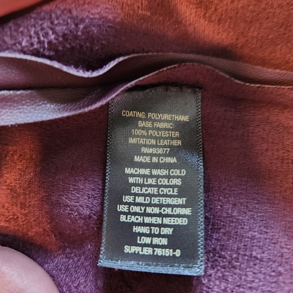 Faux Leather Jacket - Picture 5 of 5
